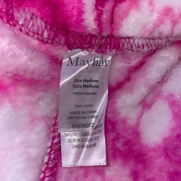Mayfair fuzzy pajama set size medium - Picture 3 of 3